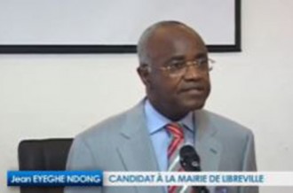 Gabon: LÂ’ ''opposant'' Jean Eyéghé Ndong candidat à  la mairie de Libreville